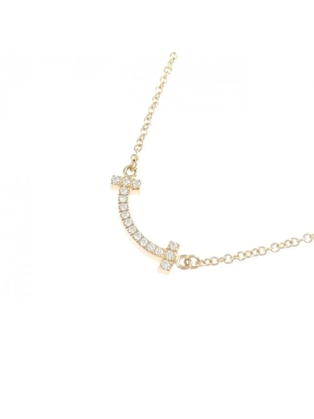 Tiffany & Co T Smile Mini Necklace
